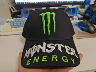 Gorra Monster Energy Negra y Verde