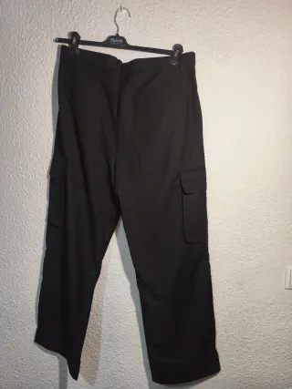 Pantalón Cargo Negro Lefties Talla 44