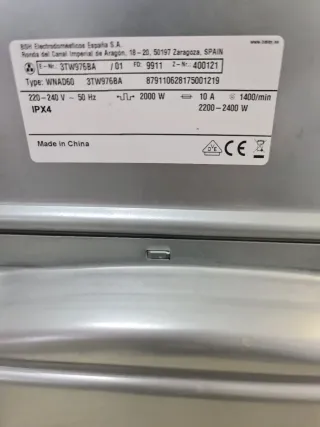 Lavadora Secadora Balay A+++