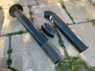 Estufa antigua de leña hierro fundido