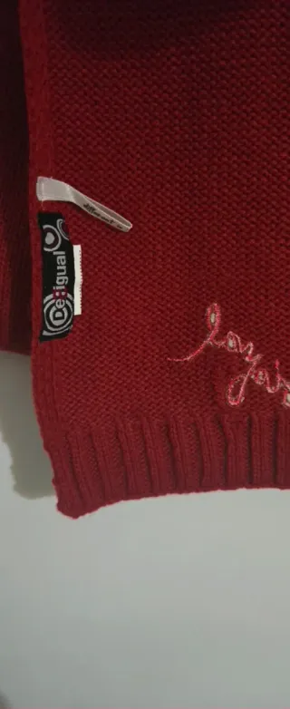 Bufanda Desigual Roja con Pedrería