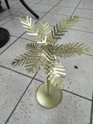 Decorazione Fiocco di Neve Dorato