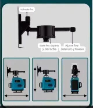 Nivel Láser 4D 16 Líneas Accesorios