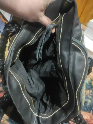 Bolso Adolfo Dominguez Negro y Gris