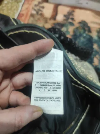 Bolso Adolfo Dominguez Negro y Gris