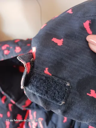 Chaqueta Protest niña T44 azul/rojo Nieve