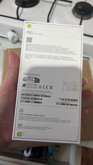 iPhone 17 de 256GB totalmente nuevo y precintado,