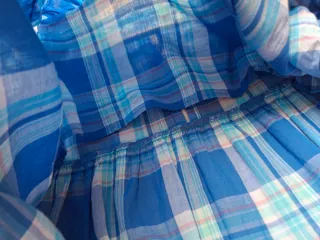 Blusa cuadros Benetton