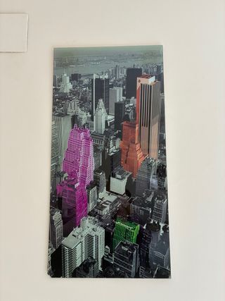Cuadro de vidrio paisaje urbano
