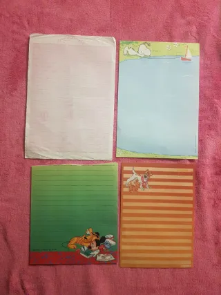 10 hojas antiguas estampadas surtidas