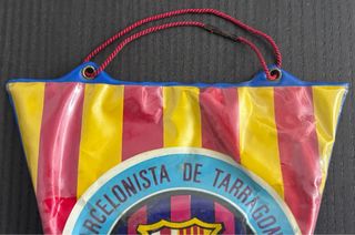 Antiguo Banderín FC Barcelona Peña Tarragona