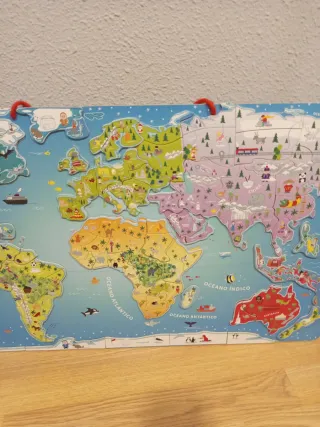 Puzzle Mapamundi Infantil