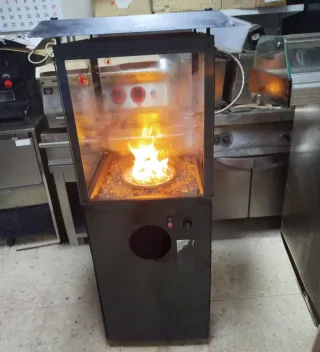 Estufa gas MERCAFOC diseño terraza e interior