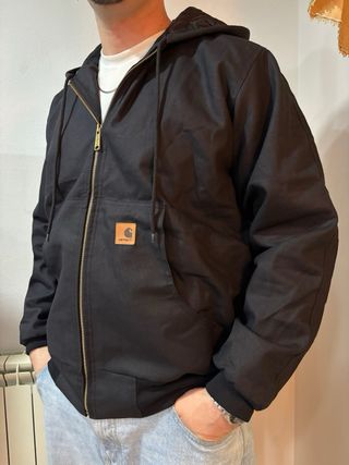 Casaco Carhartt Preto Vintage Reworked