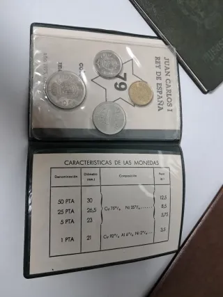 Colección monedas Juan Carlos I 1975