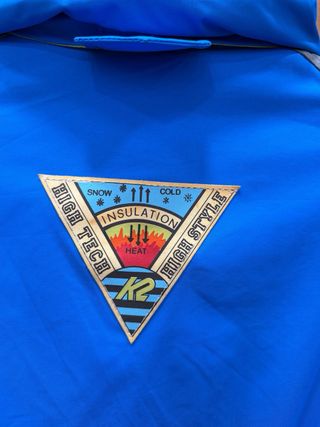 Mono de Nieve Hombre Azul y Gris