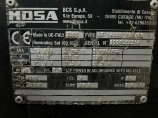 Grupo electrógeno MOSA GE 14000 KSX-AVR