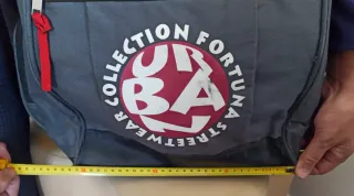 Bolsa grande de viaje Fortuna gris con ruedas