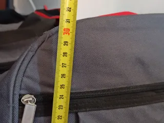 Bolsa grande de viaje Fortuna gris con ruedas