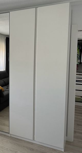 Armario PAX Ikea blanco con cajones