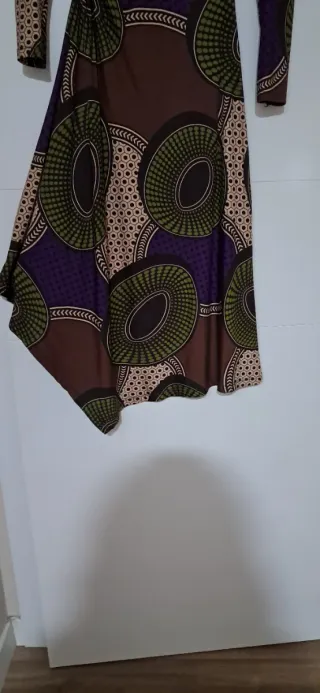 Vestido midi estampado