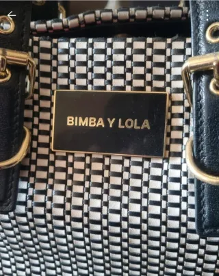 Bolso Bimba y Lola Negro y Blanco