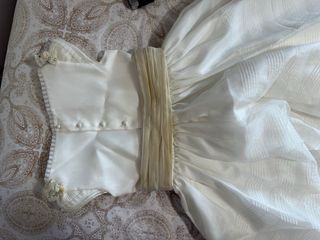 Vestido Comunión El Corte Inglés Fajín Verde