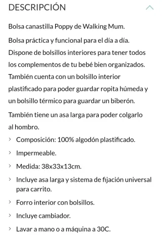 Bolso para carro de bebé Walking Mum
