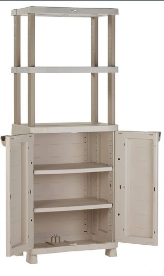 ARMARIO CON ESTANTERIA RESINA PLASTIKEN JARDIN ALTO