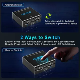 Ezcoo Extrator Áudio HDMI 4K 120Hz