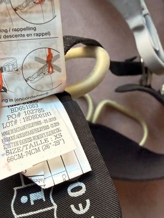 Arnés Escalada Black Diamond Solution XS