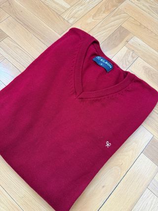 Jersey Silbon Burdeos Talla M