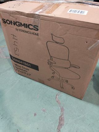SONGMICS Silla de Oficina, Silla de Escritorio Ergonómica