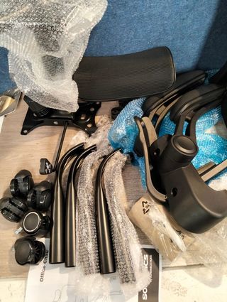 SONGMICS Silla de Oficina, Silla de Escritorio Ergonómica