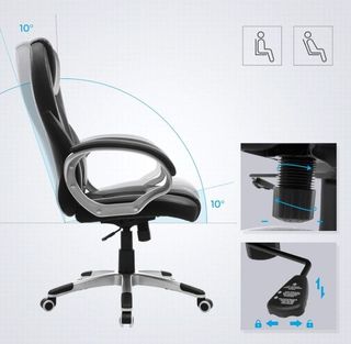 SONGMICS Silla de Oficina Ergonómica
