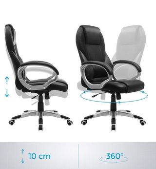 SONGMICS Silla de Oficina Ergonómica