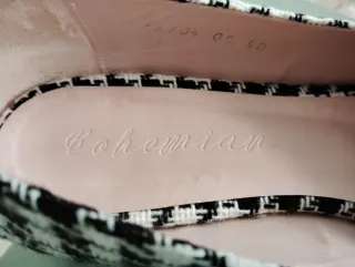 Bailarinas tweed Bohemian shoes talla 40. Sin caja