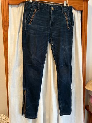 Jeans Zara Basic Denim Tiro Normal