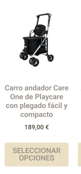 Carrito con asiento