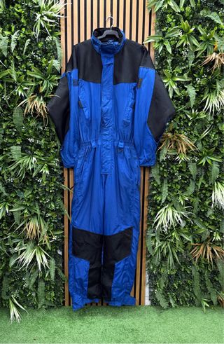 Mono Nieve Hombre Azul y Negro