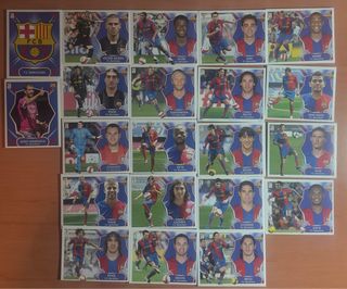 21 cromos FC Barcelona LIGA ESTE 08-09