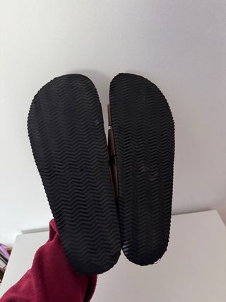 Sandalias de piel marrón talla 42