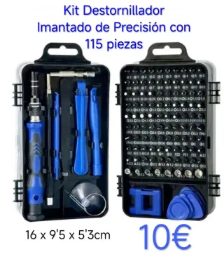 Kit Destornillador Precisión 115 Piezas Nuevo