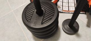 Set kit Manubri Pesi Bilanciere Kettlebell nuovi