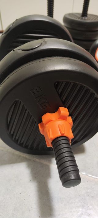 Set kit Manubri Pesi Bilanciere Kettlebell nuovi