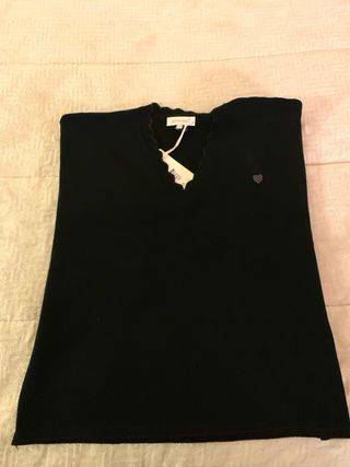 Camisola BLUOLTRE preta com coração