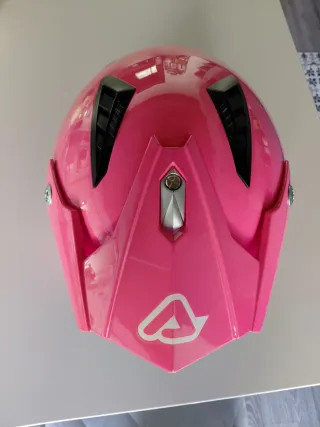 Casco rosa Acerbis