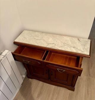 Recibidor Mármol y Madera antiguo