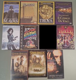 Lote VHS y DVD's (Películas y Documentales)