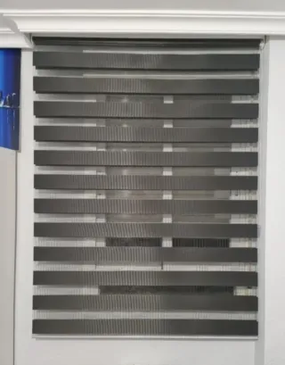 Estor Noche y Día STORESDECO Plata 120x180